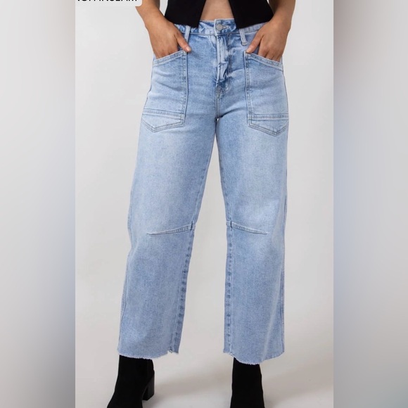 Vervet Denim - New Vervet High Rise Baggy Barrel Jeans 24W